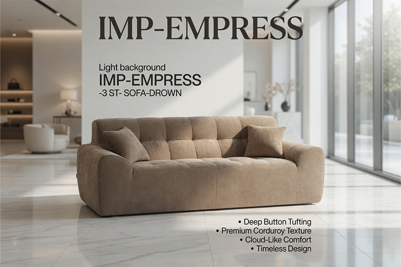 Compressed 3-Seater grey — 